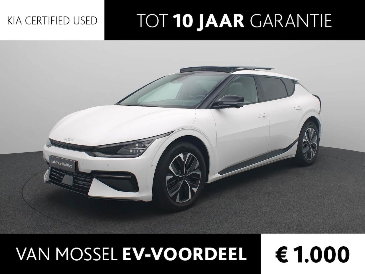 Kia EV6 - GT-Line 77.4 kWh | LED | Stoelverwarming | Panoramadak | Apple Carplay - Android Auto - AutoWereld.nl