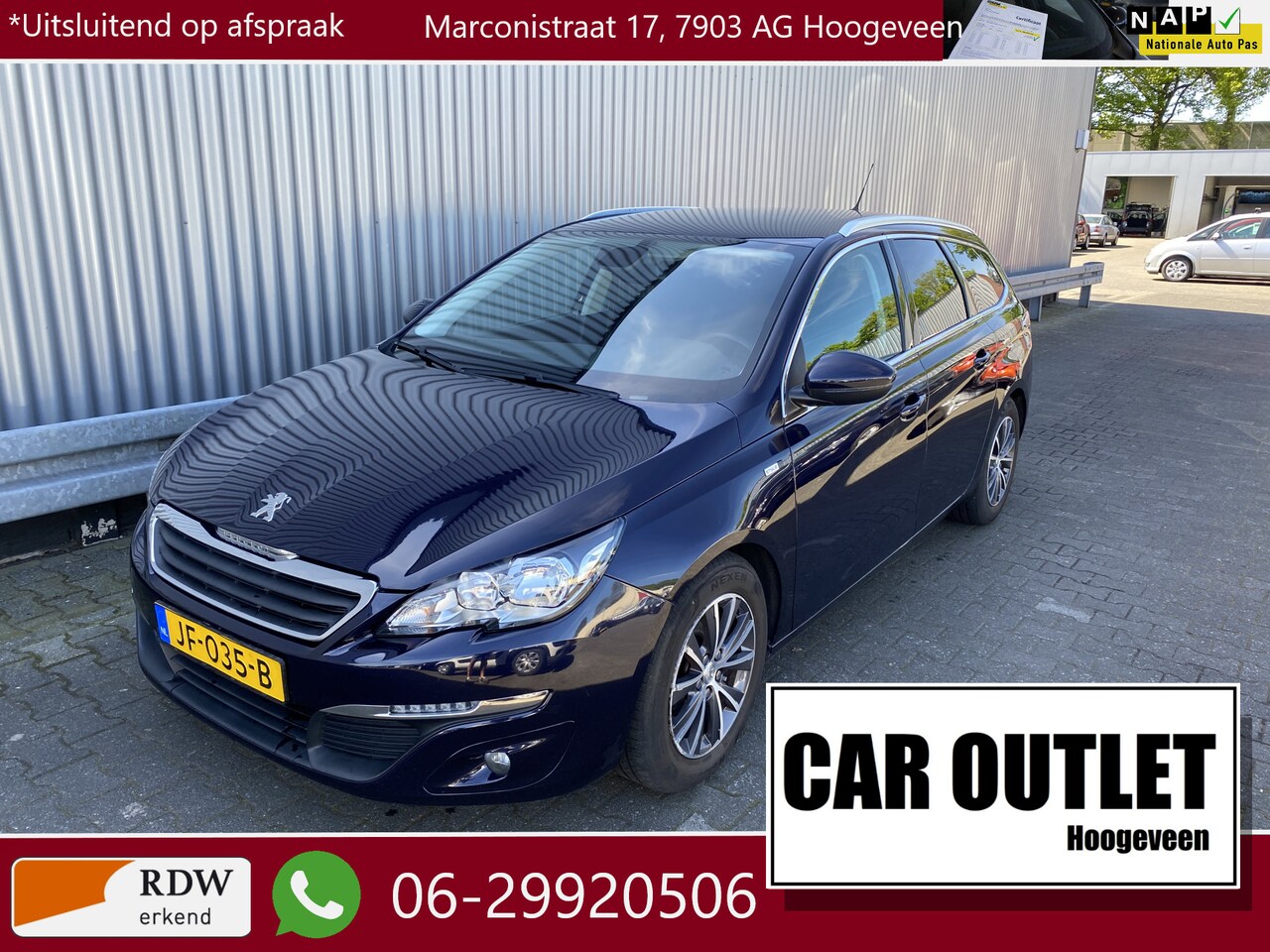 Peugeot 308 SW - 1.2 PureTech Style Clima, Navi, CC, PDC, LM, Trekh, – Inruil Mogelijk – - AutoWereld.nl