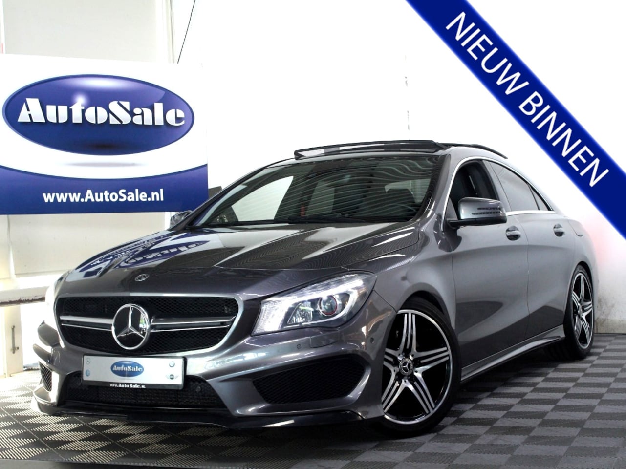 Mercedes-Benz CLA-Klasse - 250 Sport 45 AMG H/K PANO MEMORY ACC LEER CAMERA '14 - AutoWereld.nl
