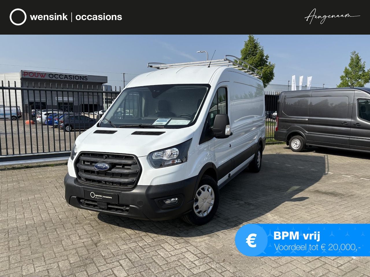 Ford Transit - 330 2.0 L3 H2 | TREND | 130 PK FWD | IMPERIAAL | LADDER OP ACHTERDEUREN | BETIMMERDE LAADR - AutoWereld.nl