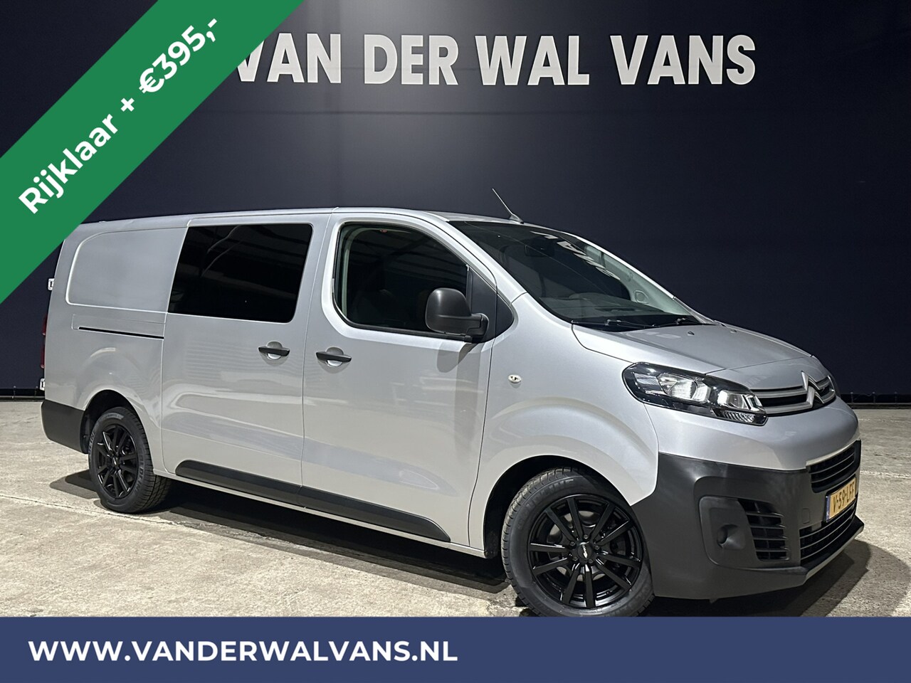 Citroën Jumpy - 2.0 BlueHDI **MARGE, GEEN BTW** 123pk L3H1 XL Dubbele cabine Euro6 RIJKLAAR Airco | Apple - AutoWereld.nl