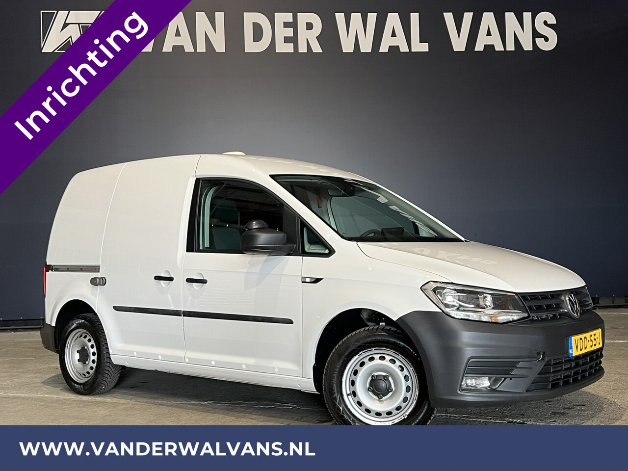Volkswagen Caddy - 2.0 TDI L1H1 inrichting Euro6 Airco | Apple Carplay | Trekhaak | Cruisecontrol parkeersens - AutoWereld.nl