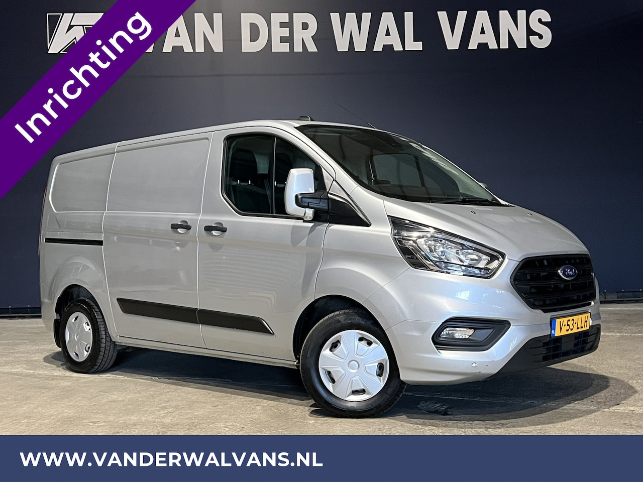 Ford Transit Custom - 2.0 TDCI 131pk L1H1 inrichting Euro6 Airco | Camera | LED | Apple Carplay | Cruisecontrol - AutoWereld.nl
