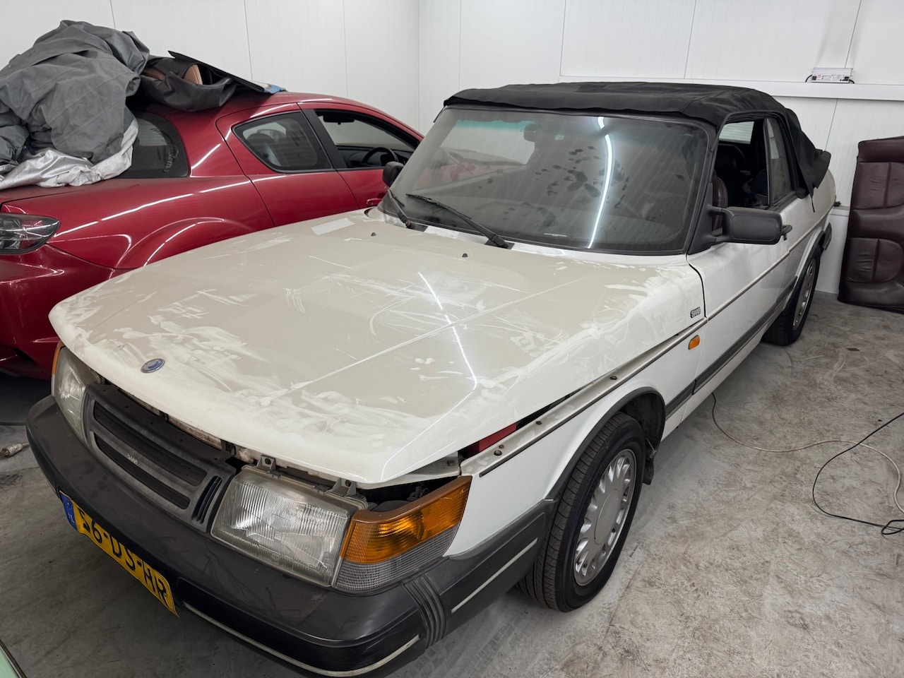 Saab 900 Cabrio - 2.0 Turbo 16 Classic, Turbo, handgeschakeld Cabriolet, NIEUW dak erbij - AutoWereld.nl