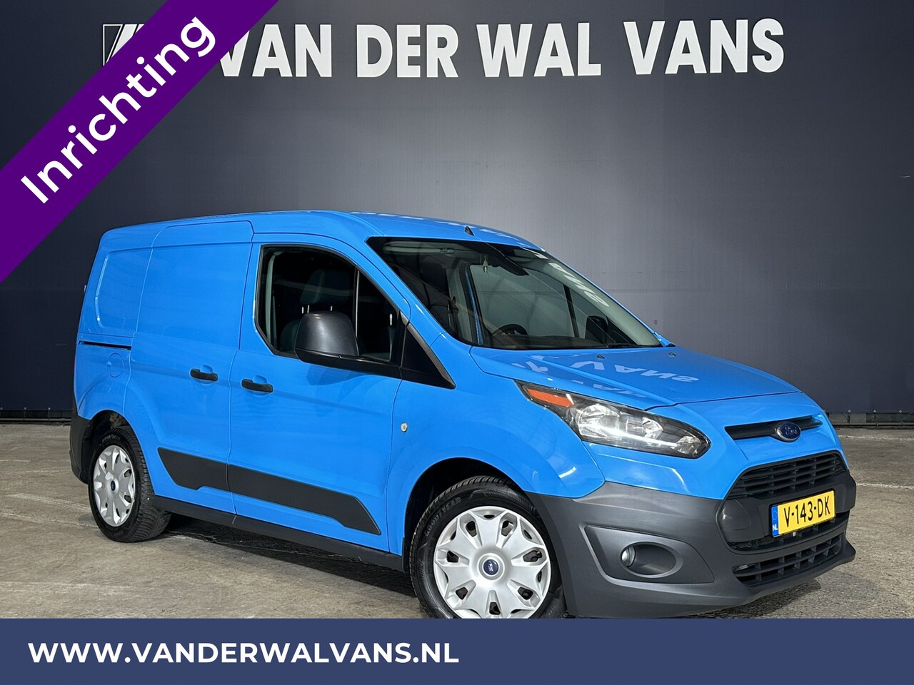 Ford Transit Connect - 1.5 TDCI 101pk L1H1 inrichting Euro6 Airco | Trekhaak | Cruisecontrol kast, zijdeur - AutoWereld.nl