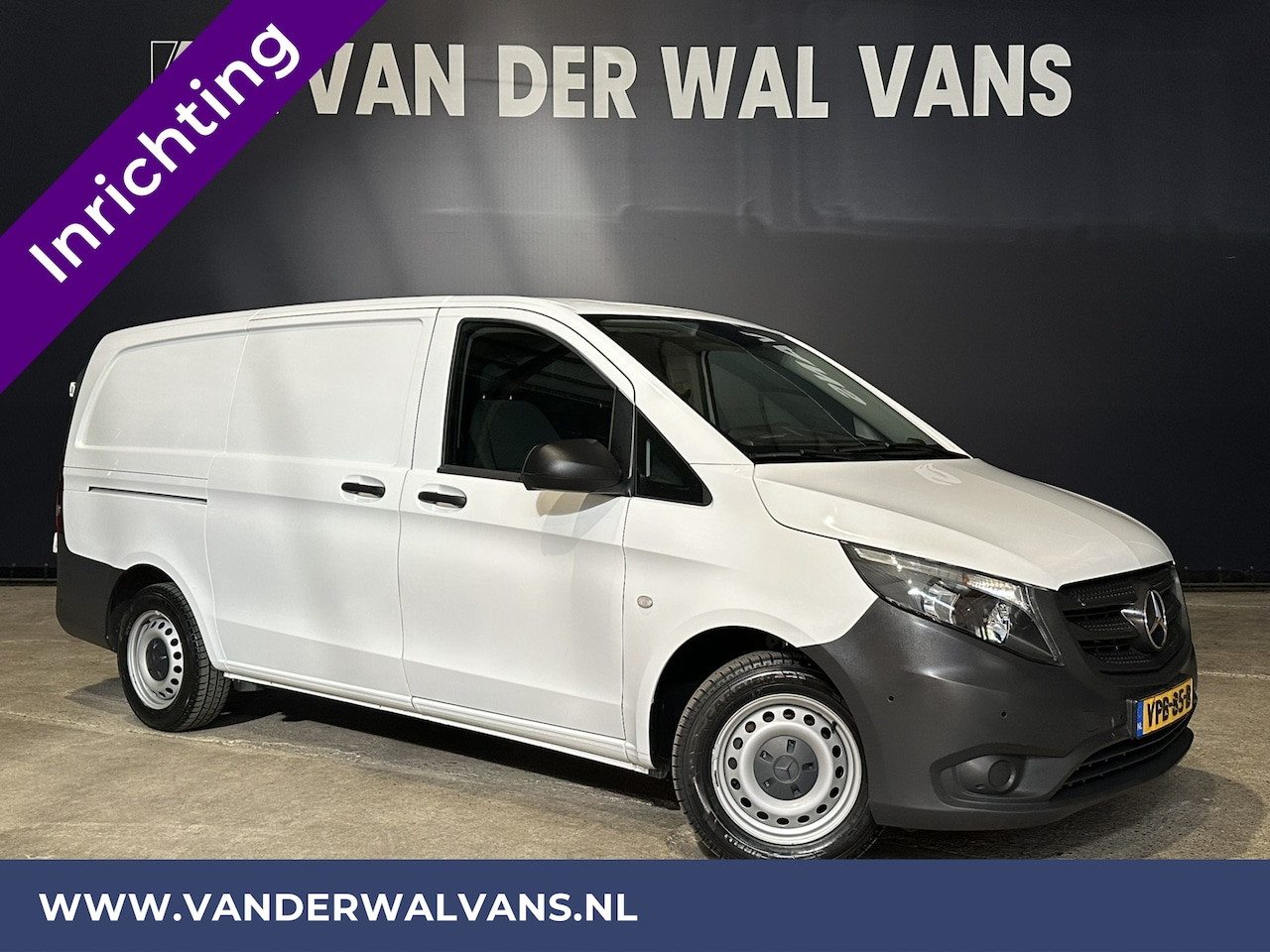 Mercedes-Benz Vito - 116 CDI 164pk L2H1 inrichting Euro6 Airco | Camera | Navigatie | Trekhaak | Apple Carplay - AutoWereld.nl