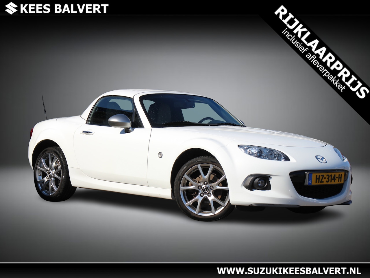 Mazda MX-5 - 1.8 Silver Edition | Hardtop | Leder | Navi | Clima | Stoelverwarming | - AutoWereld.nl
