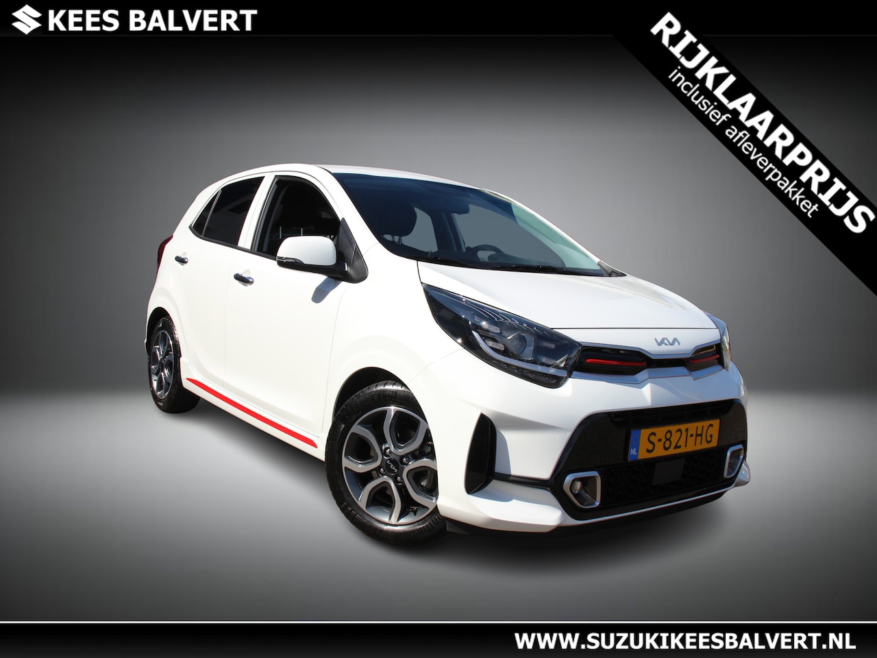 Kia Picanto - 1.0 DPi GT-Line Automaat | Leer | Navi | - AutoWereld.nl