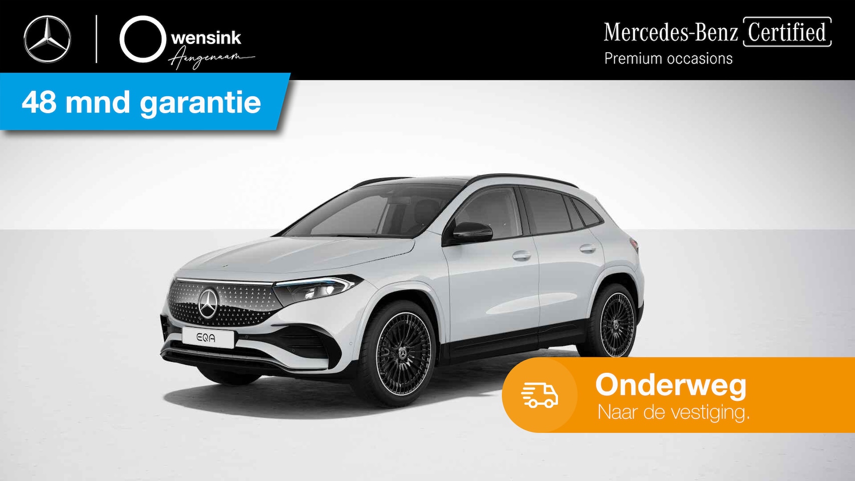 Mercedes-Benz EQA - 250+ AMG Line 71 kWh | Night | 360 graden camera | Panoramadak | Memory | 20" lichtmetalen - AutoWereld.nl