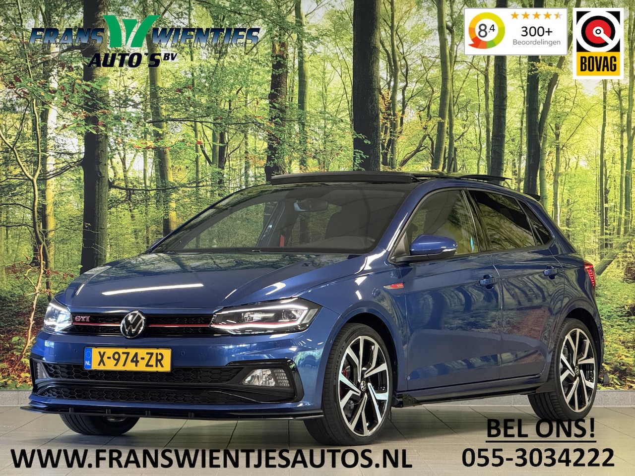 Volkswagen Polo - 2.0 TSI GTI | Adaptive Cruise Control | Achteruitrijcamera | Panoramadak | Keyless Entry/G - AutoWereld.nl