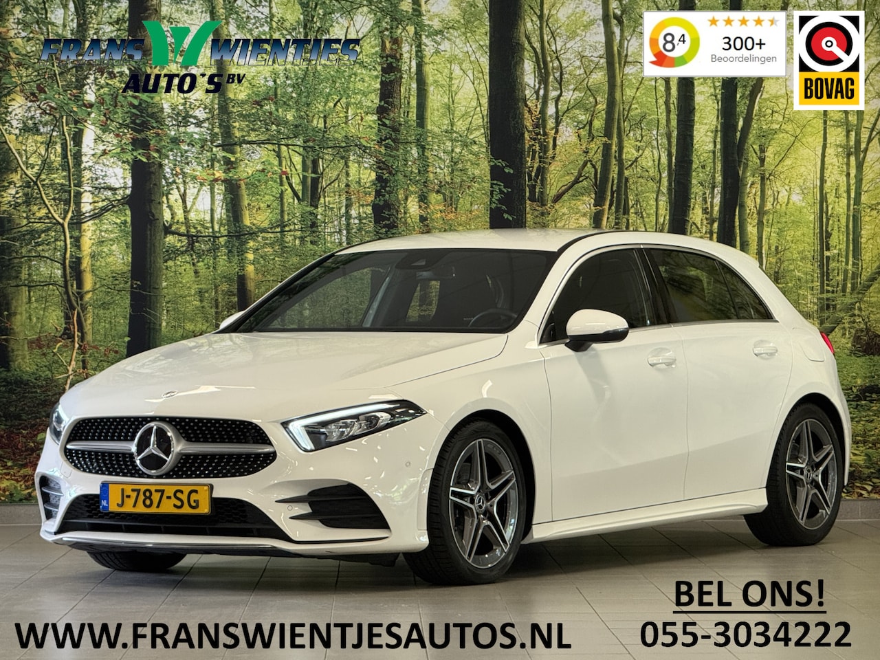Mercedes-Benz A-klasse - 180 Business Solution AMG | Cruise Control | Achteruitrijcamera | Parkeersensoren | Naviga - AutoWereld.nl
