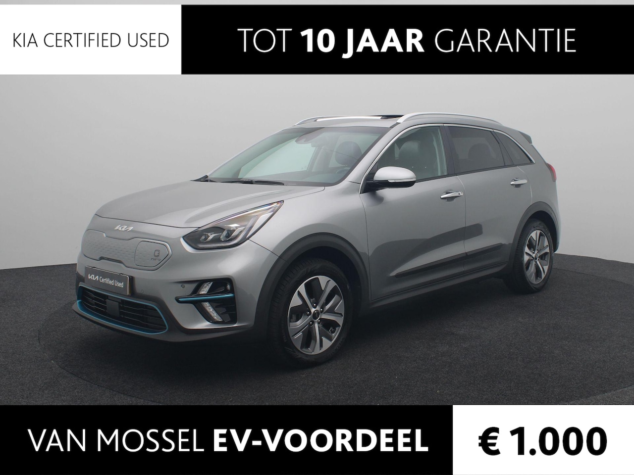 Kia e-Niro - DynamicPlusLine 64 kWh | 3 FASE! | Stoel en Stuur Verwarming | Cruise Control | Navigatie - AutoWereld.nl