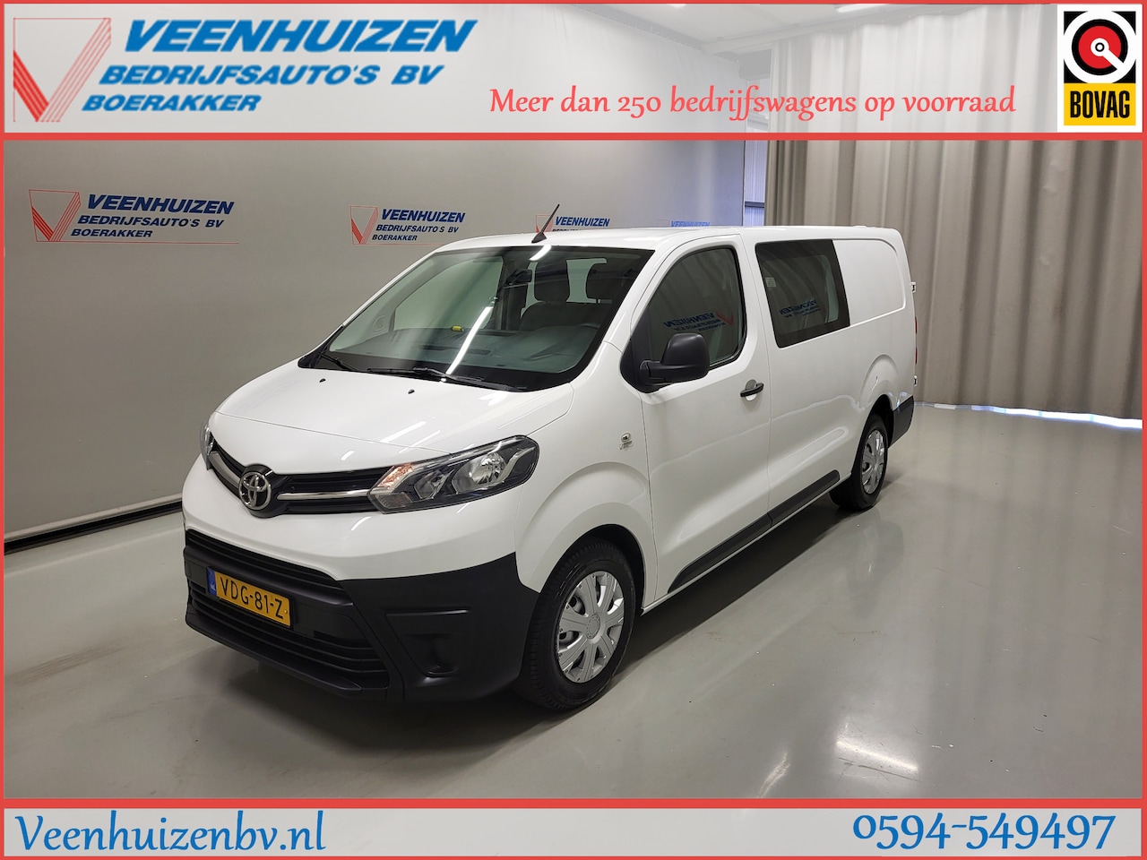 Toyota ProAce Worker - 2.0D L2/H1 Dubbele Cabine Euro 6! - AutoWereld.nl