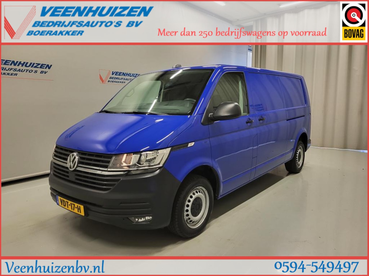 Volkswagen Transporter - 2.0TDI 150pk L2/H1 Automaat Euro 6! - AutoWereld.nl
