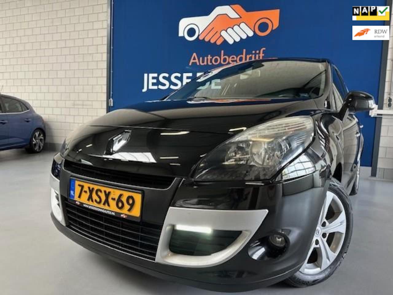 Renault Scénic - 1.4 TCe Dynamique 1.4 TCE Dynamique,bj.2009,kleur:zwart,climate,APK tot 05/2026 en NAP met 161724 km.trekhaa - AutoWereld.nl