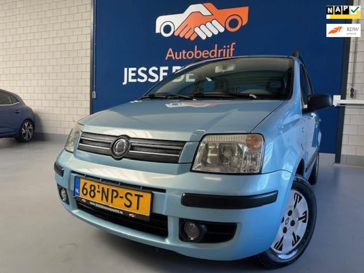 Fiat Panda - 1.2 Emotion 1.2 Emotion,bj.2004,kleur:blauw,5 deurs,airco,stuurbekrachtiging,APK tot 04/2026en NAP met - AutoWereld.nl