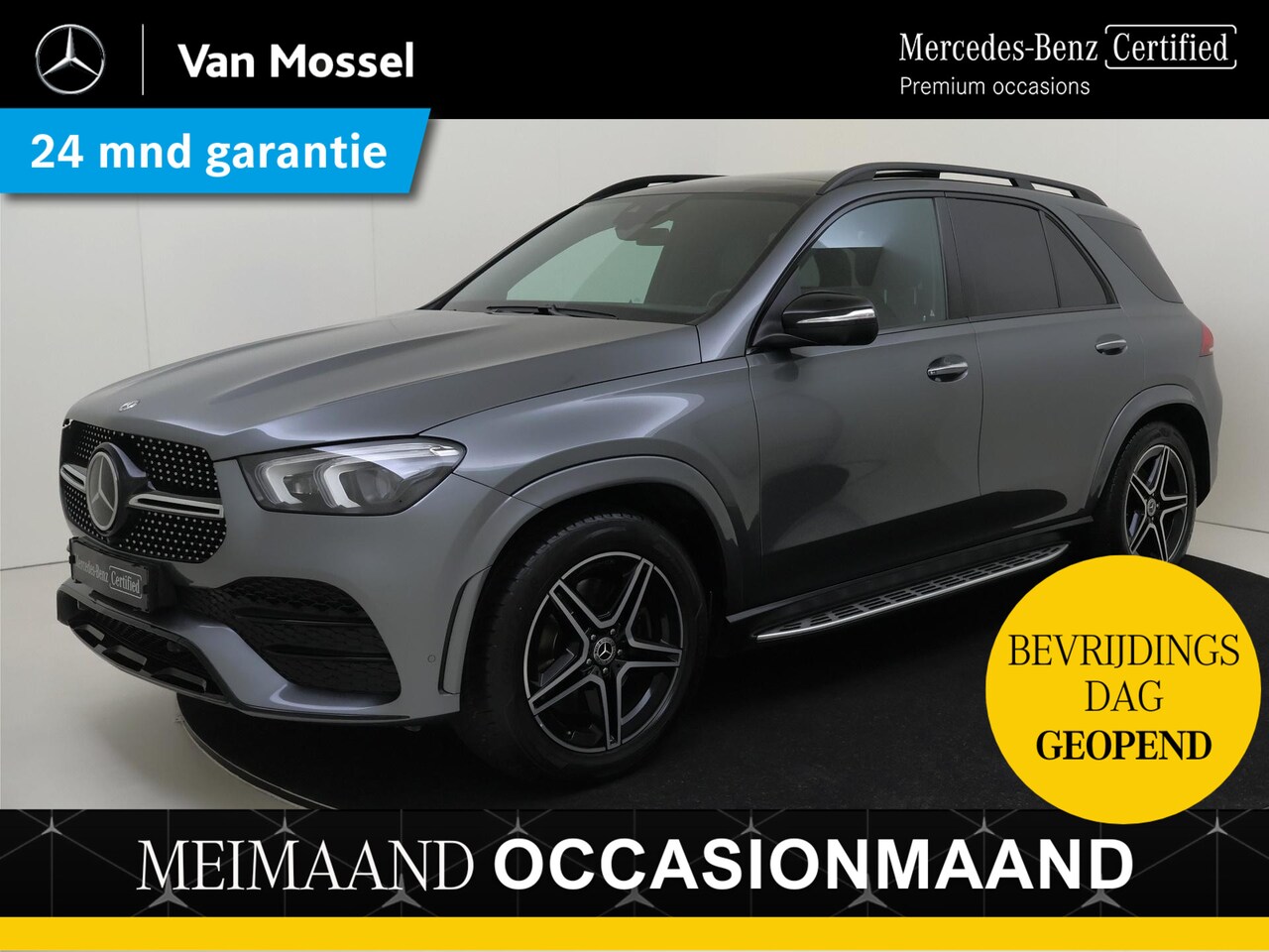 Mercedes-Benz GLE-Klasse Coupé - 350 d 4MATIC AMG /Panoramadak /Burmester /Memory /GRIJS Kenteken - AutoWereld.nl