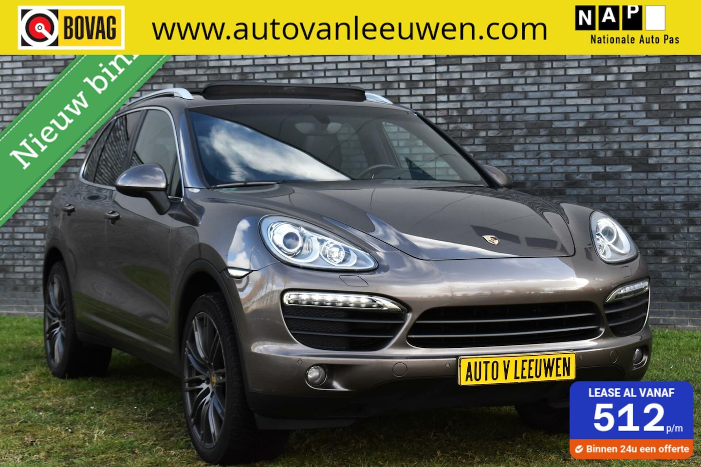 Porsche Cayenne - 4.8 V8 S PANODAK/LEDER/XENON/NAVI/STOELVW/ETC.! - AutoWereld.nl