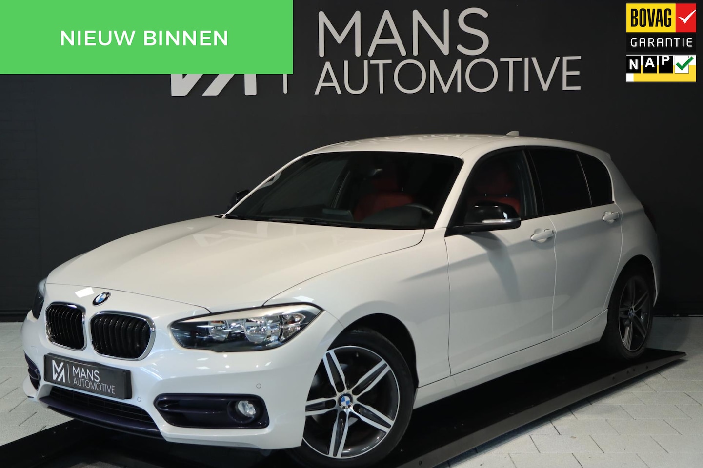 BMW 1-serie - 118i / LEDER / CAMERA / CRUISE / LED / STOELVERW / 17'' - AutoWereld.nl