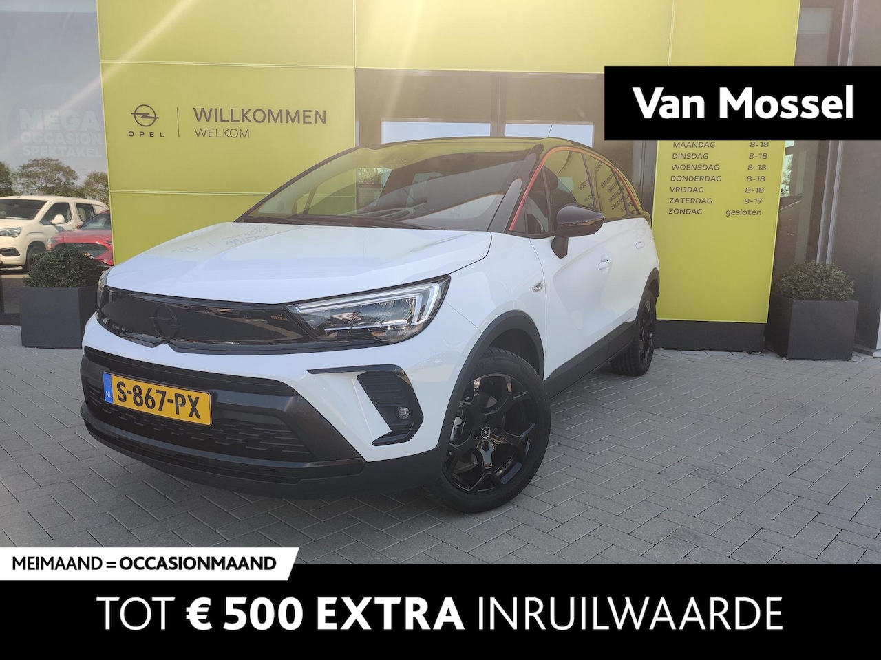 Opel Crossland - 1.2 Turbo GS | Trekhaak | Camera | Apple Carplay/Android Auto - AutoWereld.nl