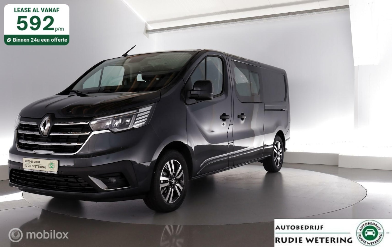 Renault Trafic - 2.0 dCi 170 Automaat T30 L2H1 Luxe Dubbel Cabine trekhaak|led|cam|nav|lmv17 - AutoWereld.nl