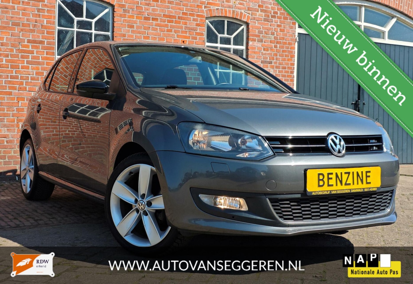 Volkswagen Polo - 1.2 12V - Cruise/Clima / 1e eigenaar / Garantie - AutoWereld.nl