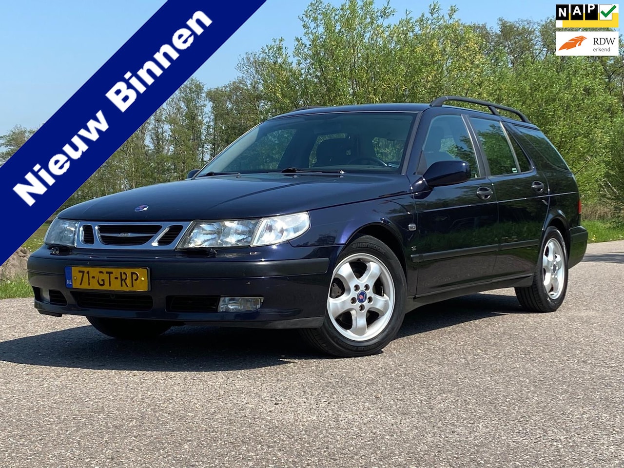 Saab 9-5 Estate - 2.3t SE Automaat Leder-Int Airco NAP 185PK Goed Onderhouden - AutoWereld.nl