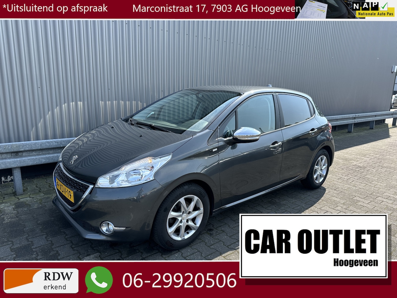 Peugeot 208 - 1.2 Vti Style 1.2 VTi Style 5-Drs, A/C, Navi, CC, PDC, LM, Trekh, nw. APK – Inruil Mogelijk – - AutoWereld.nl