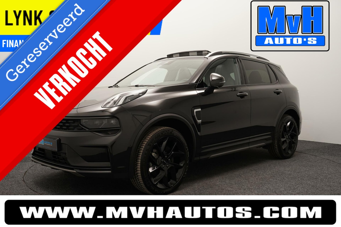 Lynk & Co 01 - 1.5|FULL BLACK XXL|ZWARTE.HEMEL|360ºCAM|NAP - AutoWereld.nl