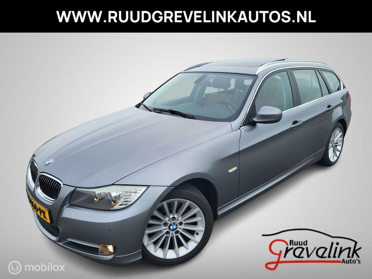 BMW 3-serie Touring - 320i 163 PK AUTOMAAT Navi Panodak Leer Stoelverw Trekhaak - AutoWereld.nl