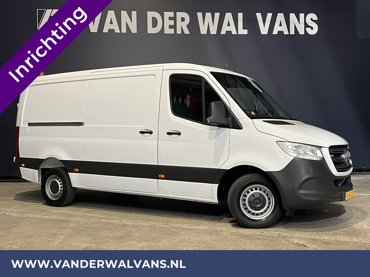 Mercedes-Benz Sprinter - 316 CDI 164pk L2H1 inrichting Euro6 Airco | 2800kg trekhaak | Omvormer | Camera Cruisecont - AutoWereld.nl