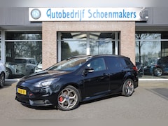 Ford Focus Wagon - 2.0 EcoBoost ST-3 LEER RECARO RUIT+STOELVERW. 18"LMV ZWARTE-HEMEL NAVI 2xELEC-VERST.STOEL