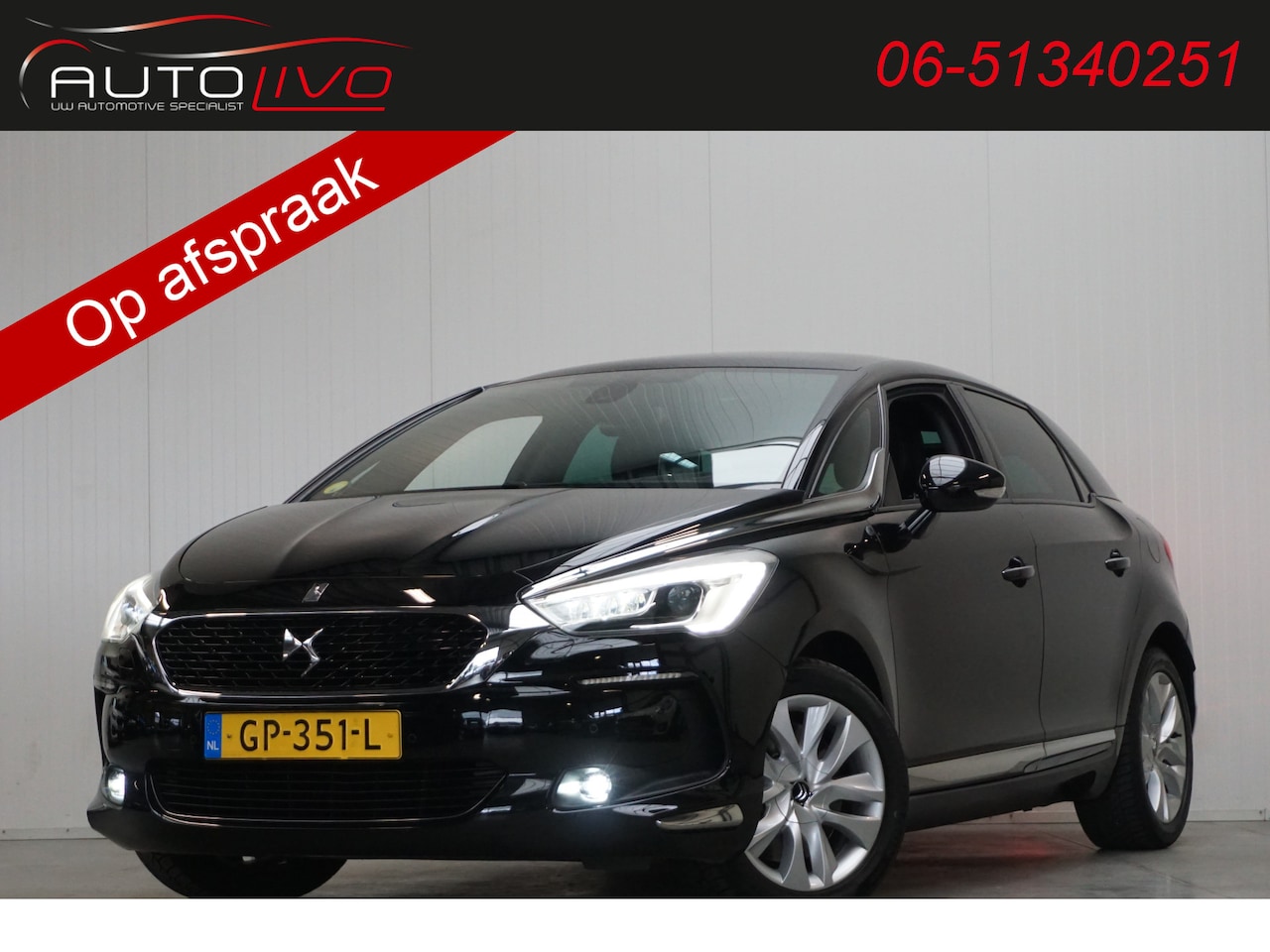 DS 5 - 2.0 BlueHDi Business Executive 150 PK! PANO LEER MASSAGE NAVI CAMERA CLIMA etc. - AutoWereld.nl