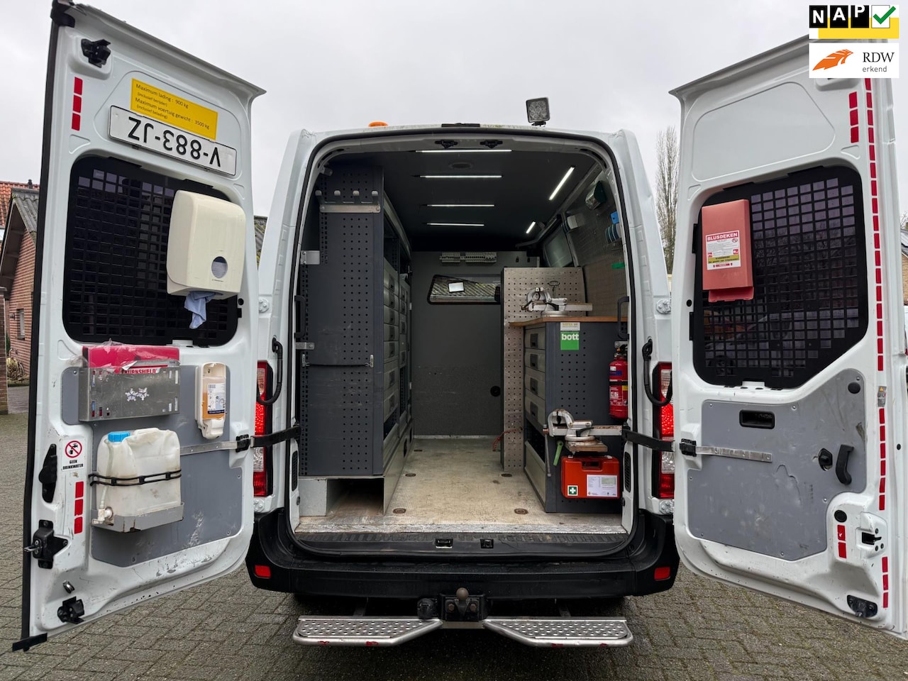 Renault Master - T35 2.3 dCi L2H2 servicebus bott inrichting 230v omvormer Energy - AutoWereld.nl