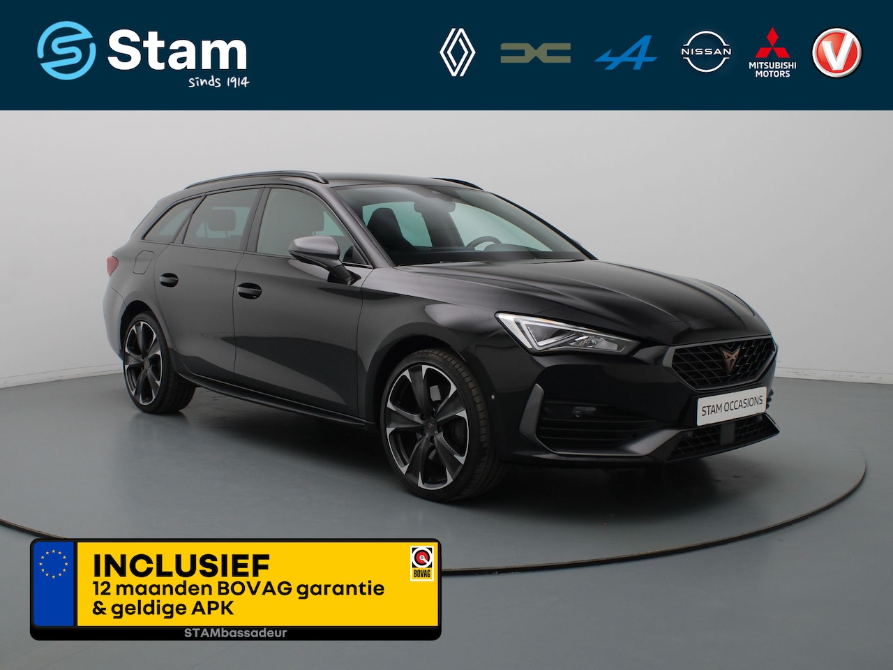 CUPRA Leon Sportstourer - 1.4 e-Hybrid 245 Camera | Adapt. Cruise | Navi | Parkeersens. v+a | Stoel-/stuurverw. - AutoWereld.nl