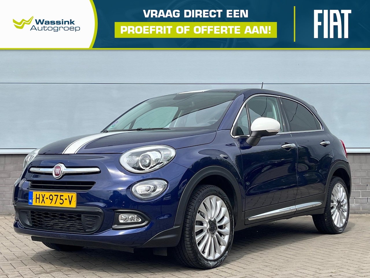 Fiat 500 X - 1.4 Turbo MultiAir 16V 140pk Lounge | Parkeersensoren | Navigatie | Cruise Control | Deale - AutoWereld.nl