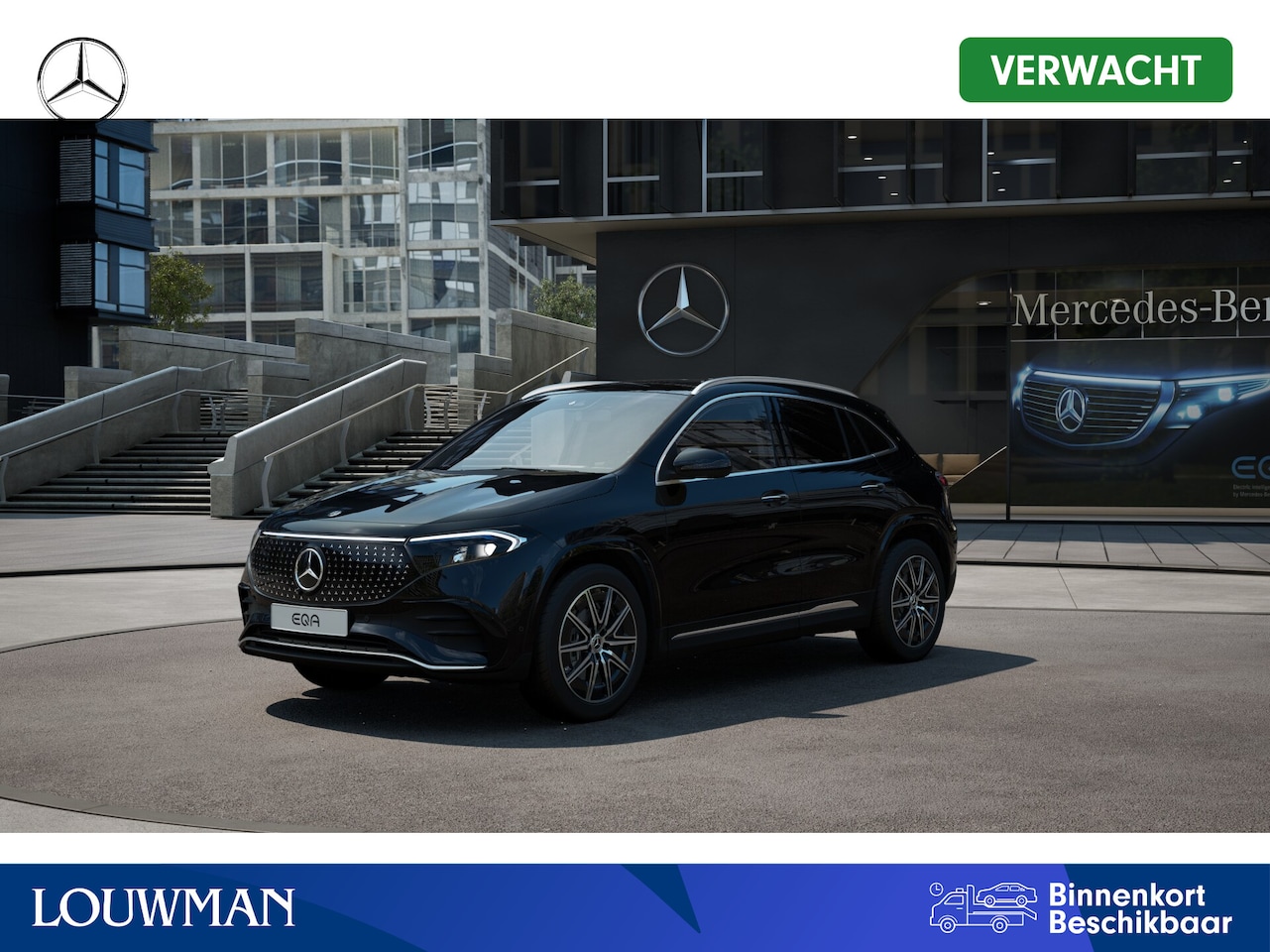 Mercedes-Benz EQA - 250+ Business Solution AMG 71 kWh | Parkeerpakket met 360°-camera | KEYLESS-GO comfort pak - AutoWereld.nl