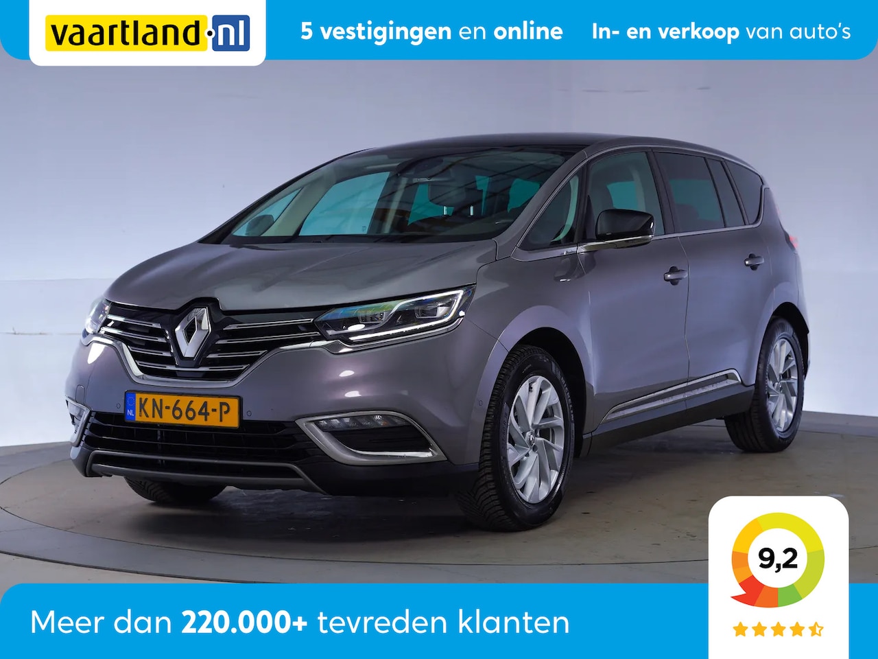 Renault Espace - 1.6 TCe Dynamique 7p.[ Panoramadak Camera Trekhaak ] - AutoWereld.nl