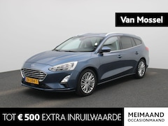 Ford Focus Wagon - 1.0 EcoBoost Titanium Business | Airconditioning | Lichtmetalen Velgen | Parkeersensoren |