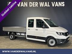 Volkswagen Crafter - 2.0 TDI 140 pk Pick up Open laadbak Dubbele Cabine Euro6 Airco | 7-Zits | Navigatie | 2800