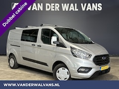 Ford Transit Custom - 2.0 TDCI 130pk L2H1 Dubbele Cabine Euro6 Airco | Camera | LED | Apple Carplay | 5-Zits | D