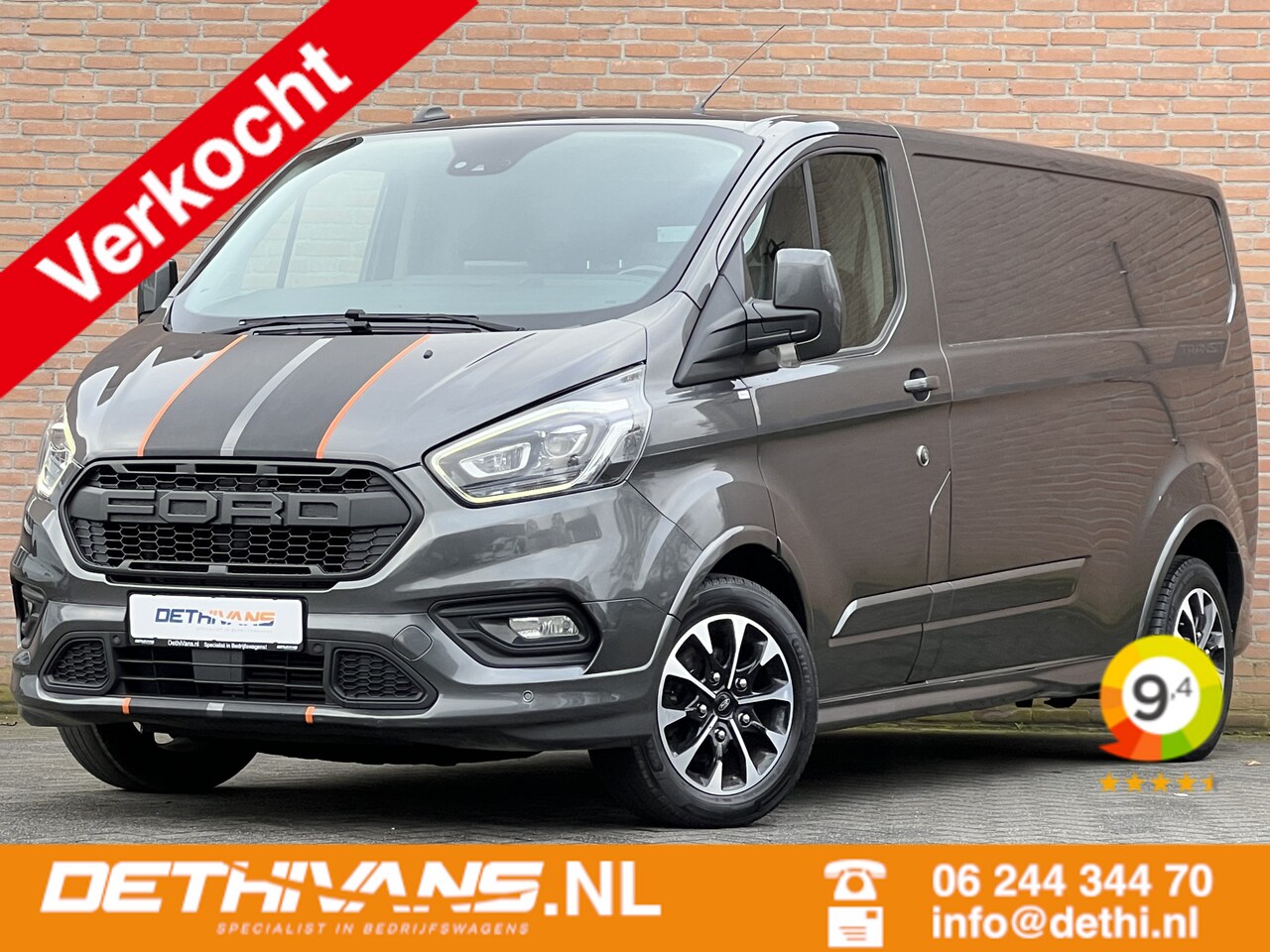 Ford Transit Custom - 2.0TDCI 185PK Lang / Automaat / Sport / Euro6 - AutoWereld.nl