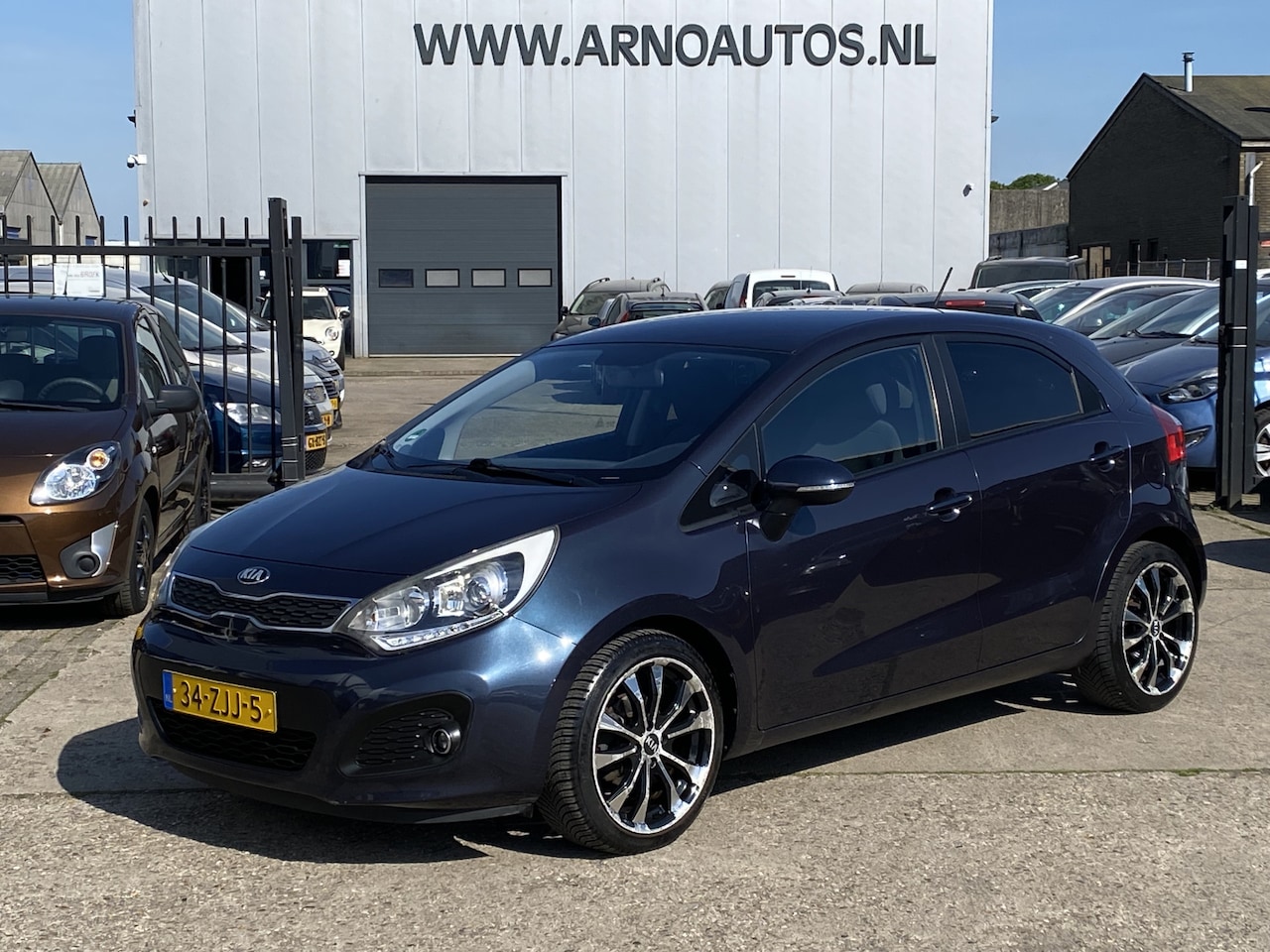 Kia Rio - 1.2 CVVT Plus Pack 1.2 CVVT Plus Pack 5-DEURS, AIRCO, 4X ELEK-RAMEN, RADIO-CD-MP3-USB-AUX, ISOFIX, AIRBAGS, C - AutoWereld.nl