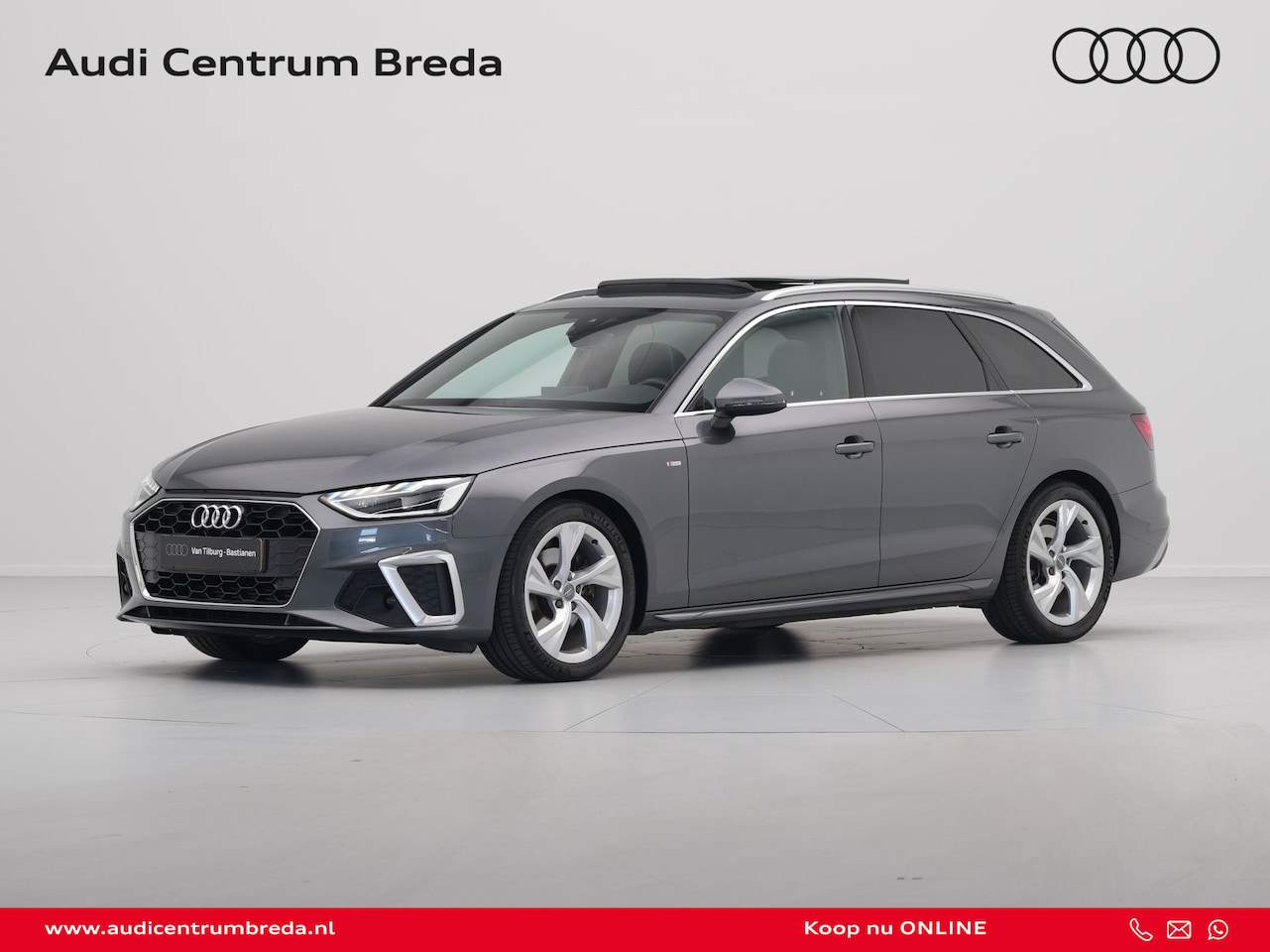 Audi A4 Avant - 35 TFSI 150pk S-Line Panorama Navigatie Pdc Virtual Cockpit - AutoWereld.nl