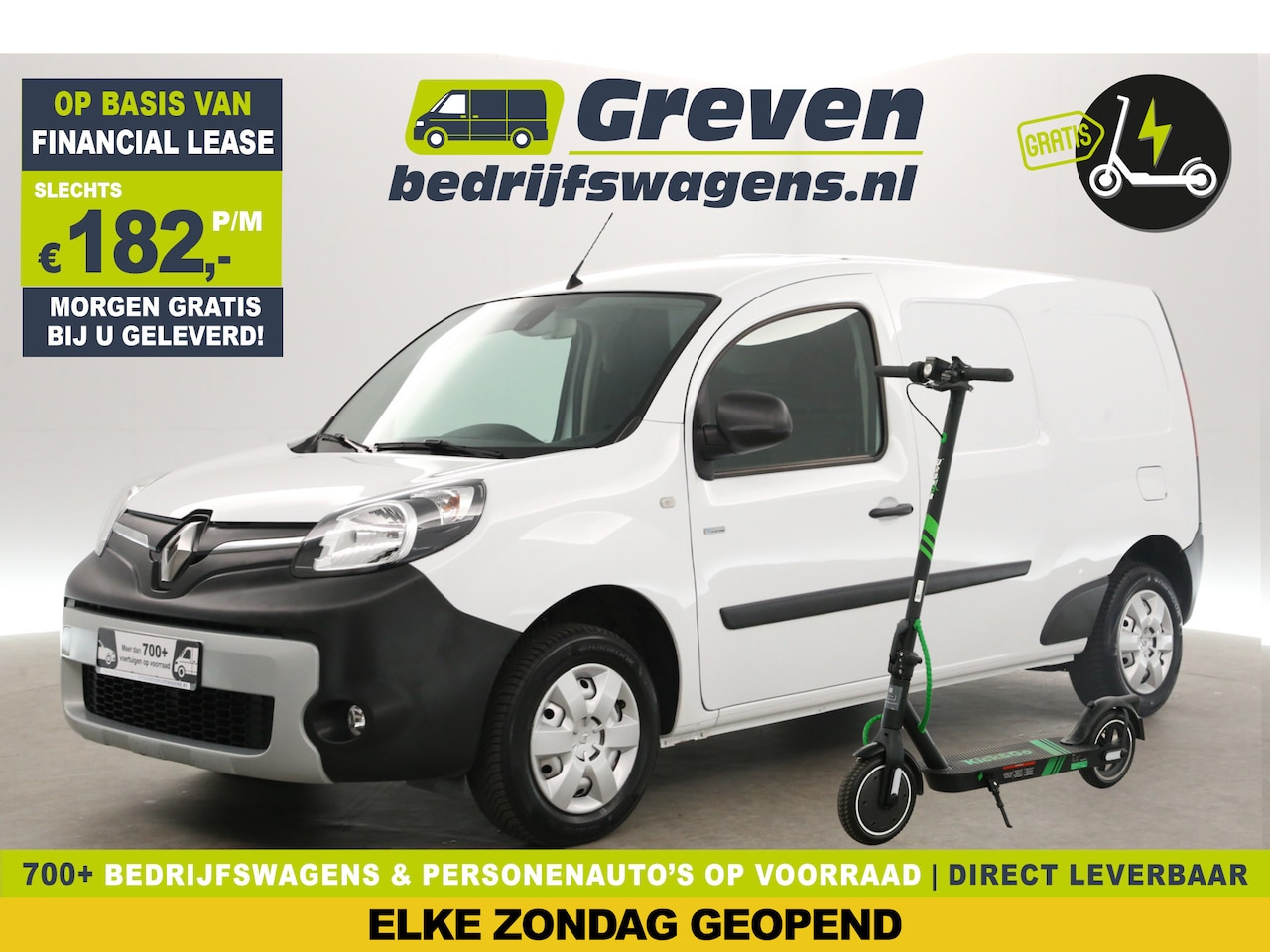Renault Kangoo - Z.E. Maxi Incl. Koop-accu L2H1 | GRATIS E-Step! | Elektrisch | EMISSIEVRIJE ZONE | Automaa - AutoWereld.nl