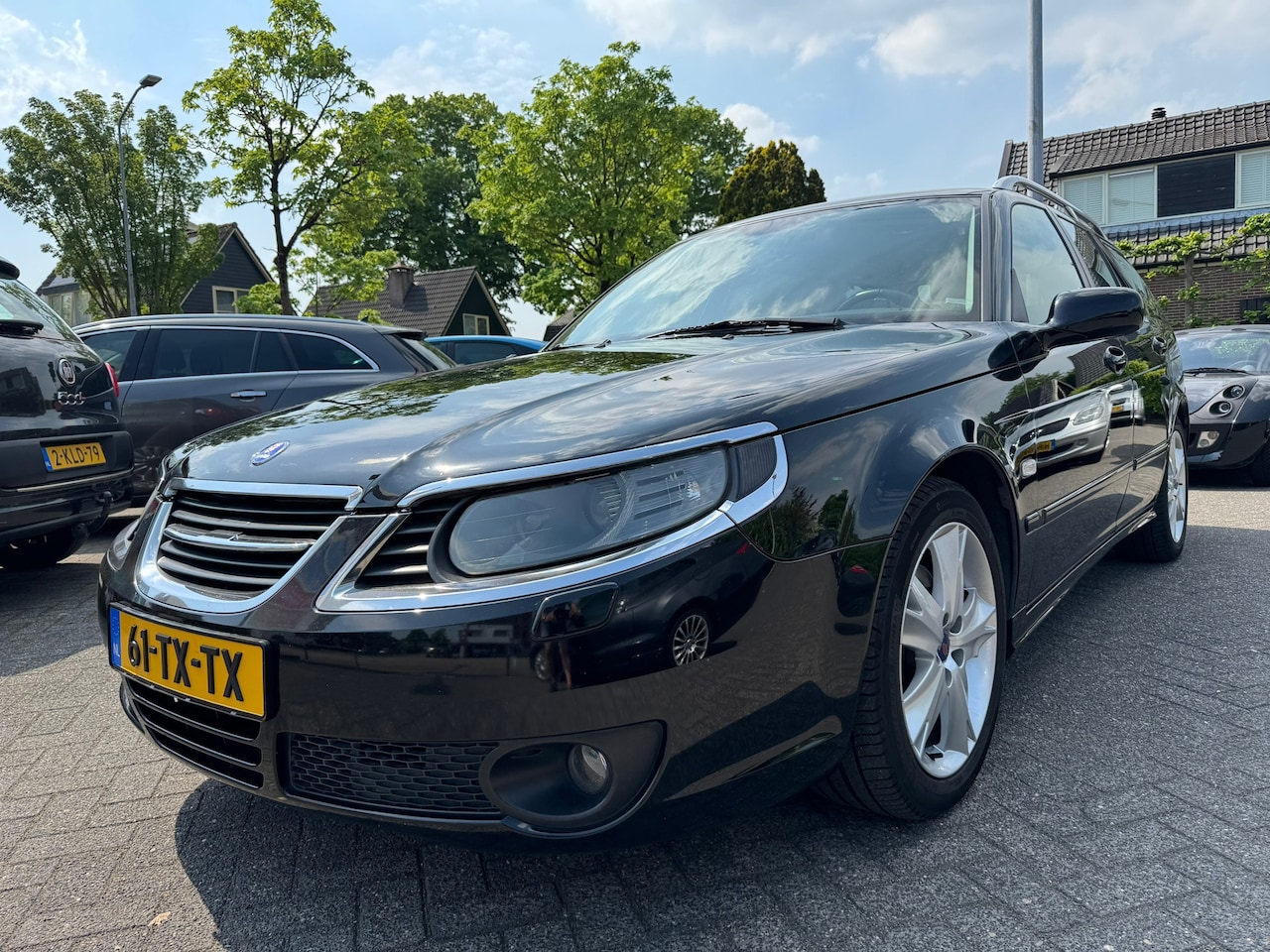 Saab 9-5 Estate - 2.3 Turbo Vector 2.3 Turbo Vector ,Apk 2/3/26,Airco,Cuise,Leder,Taxatie rapport,Elek-pakket - AutoWereld.nl