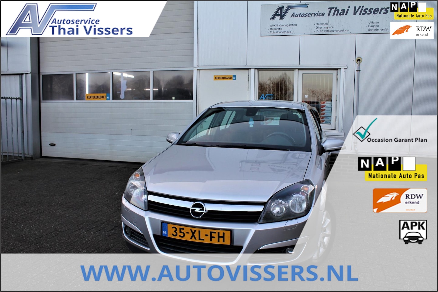 Opel Astra - 1.6 5deurs Airco Cruise Leder Elektr pak Apk 29-6-2026 - AutoWereld.nl