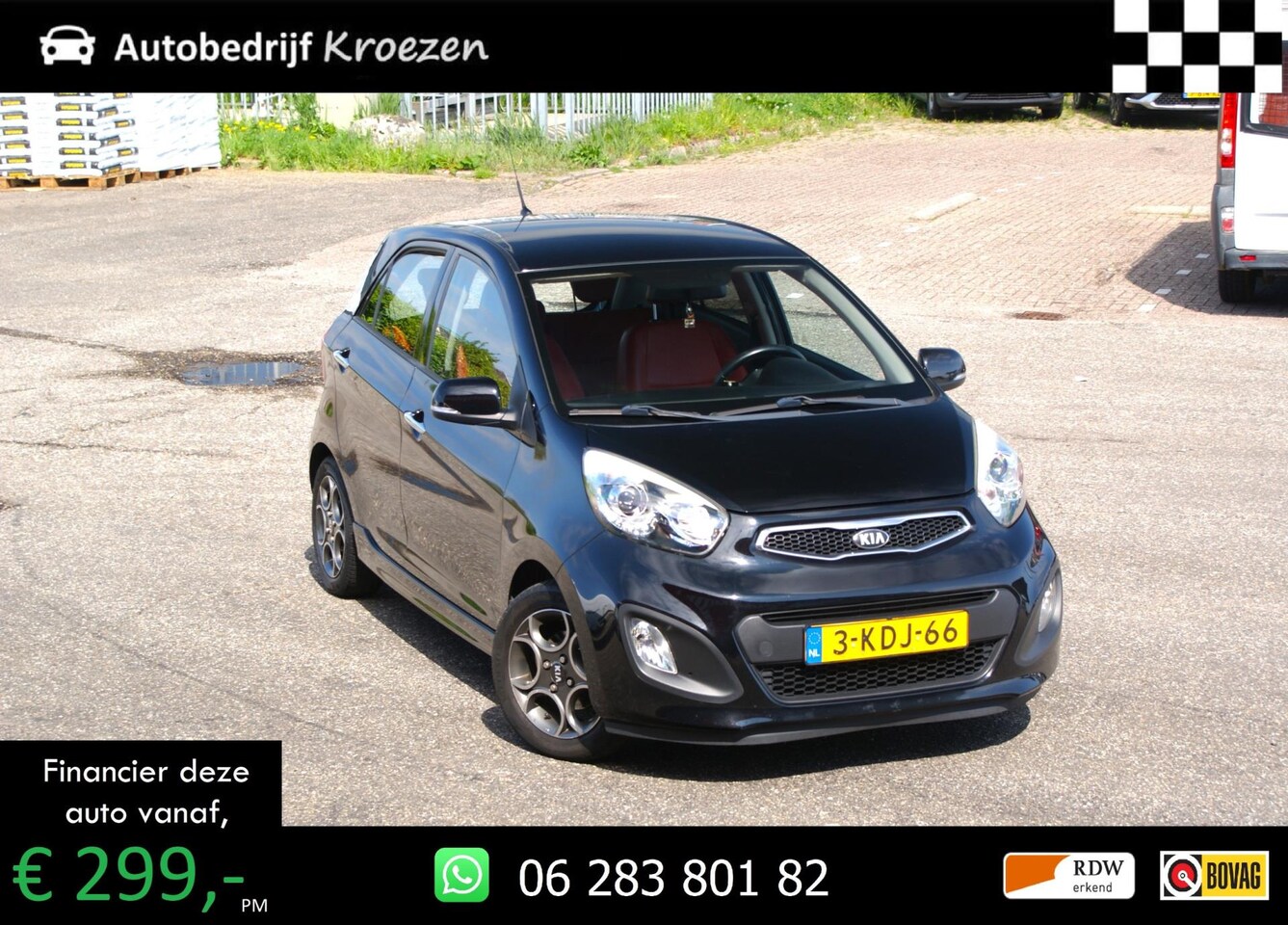 Kia Picanto - 1.0 CVVT ISG Design Edition | Leder | Led | 5 Deuren | - AutoWereld.nl