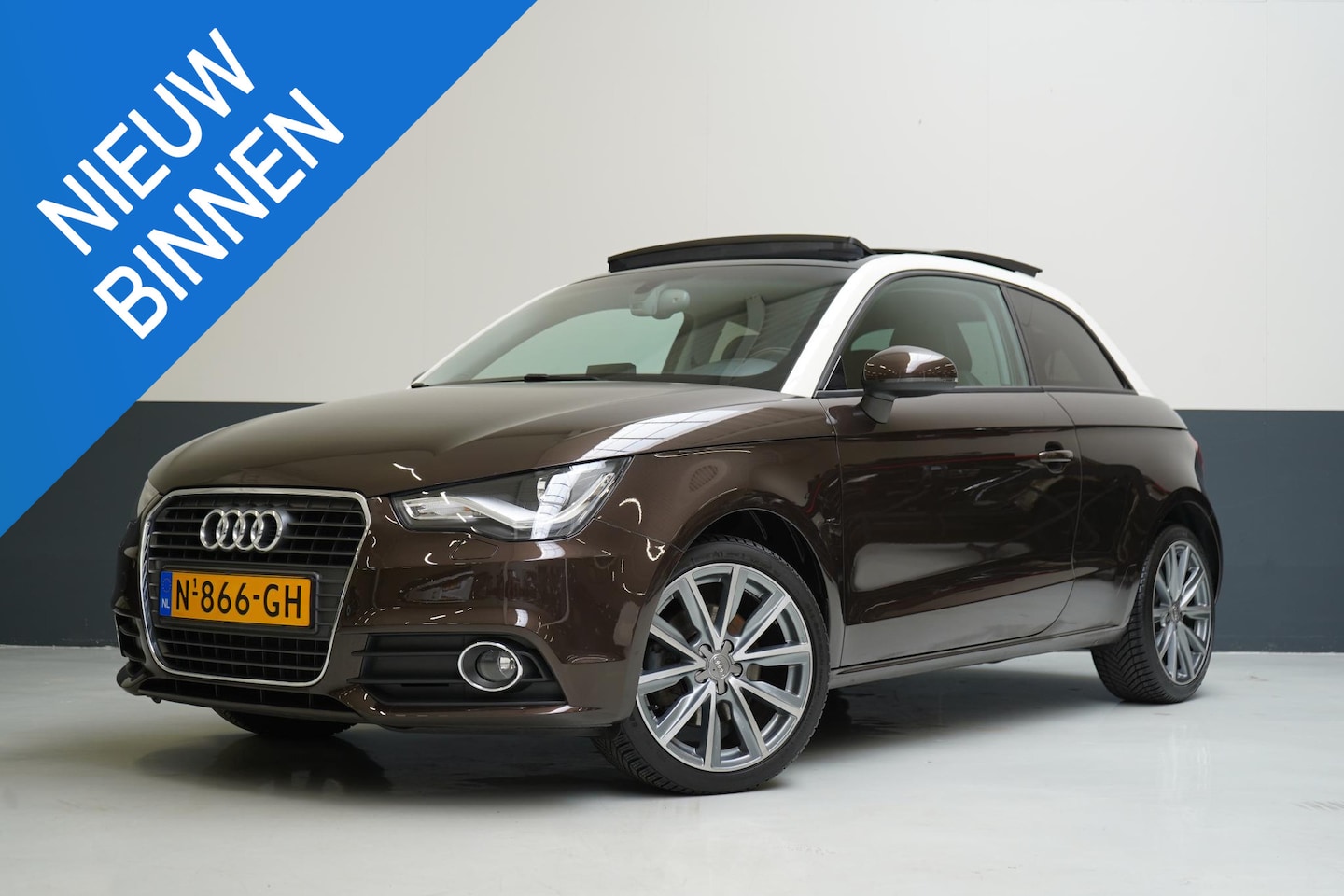 Audi A1 - 1.4 TFSI 122pk Ambition Automaat | Leder | Stoelverwarming | Panoramadak | All-seasonbande - AutoWereld.nl