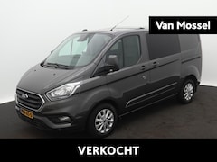 Ford Transit Custom - 300 2.0 TDCI L1H1 Limited DC Automaat Leder interieur Dubbele cabine Lanewarning